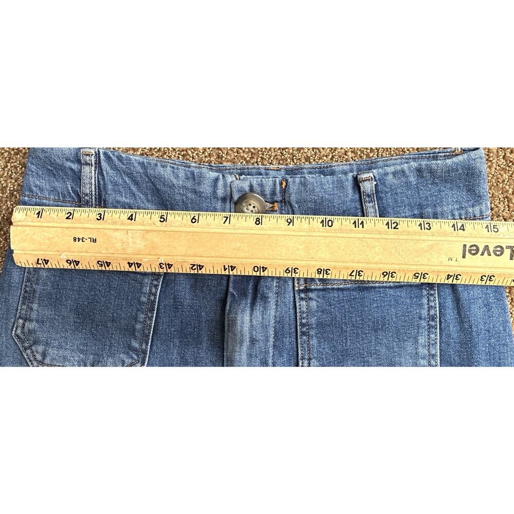 Anthropologie Straight-Leg Jeans in Medium Blue Wash - Picture 7 of 9